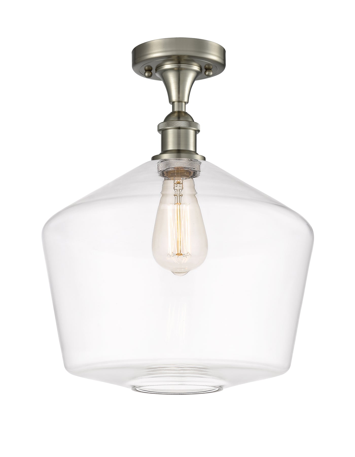 Ballston Semi-Flush Mount Cast Brass