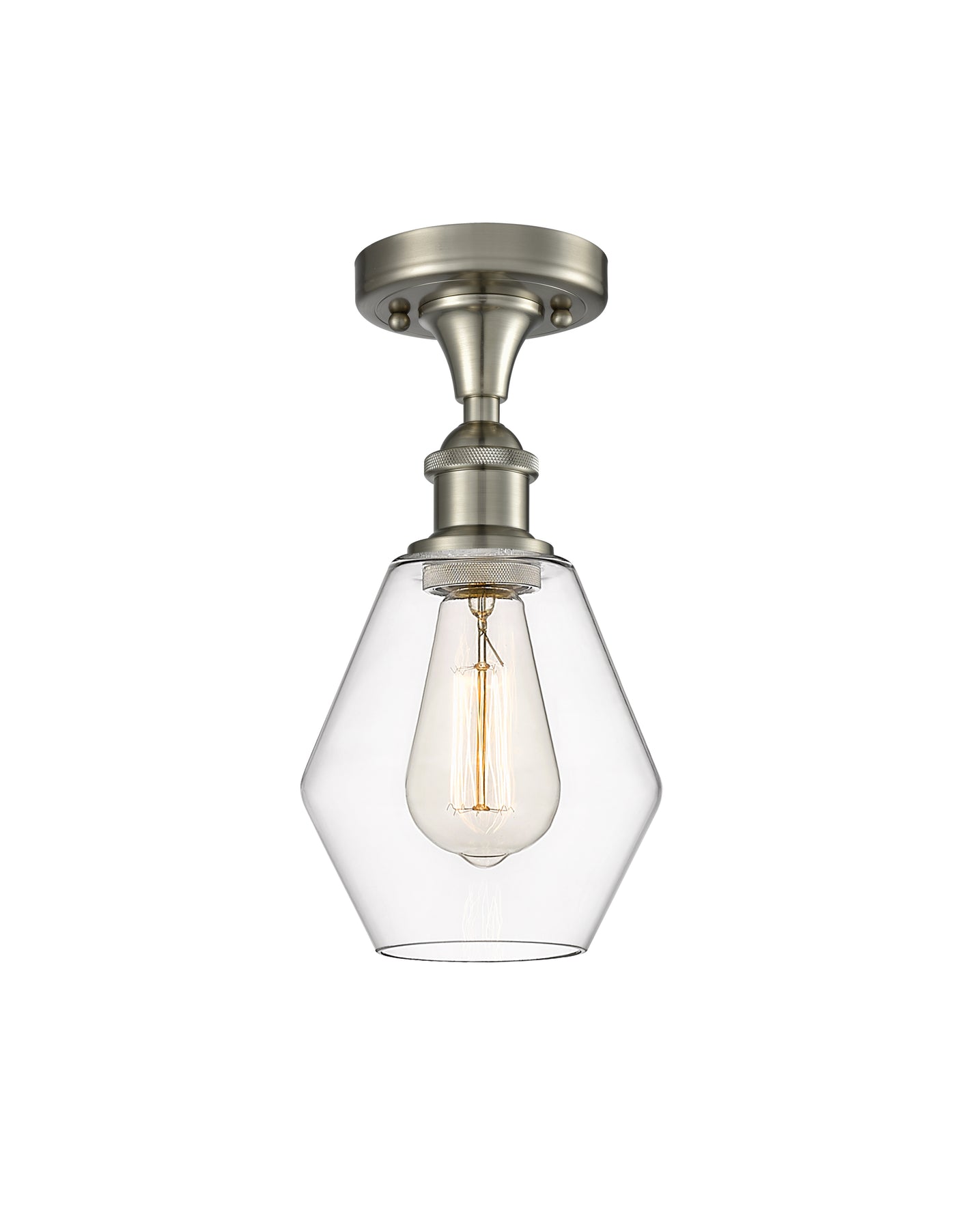 Ballston Semi-Flush Mount 12 Inch Chrome