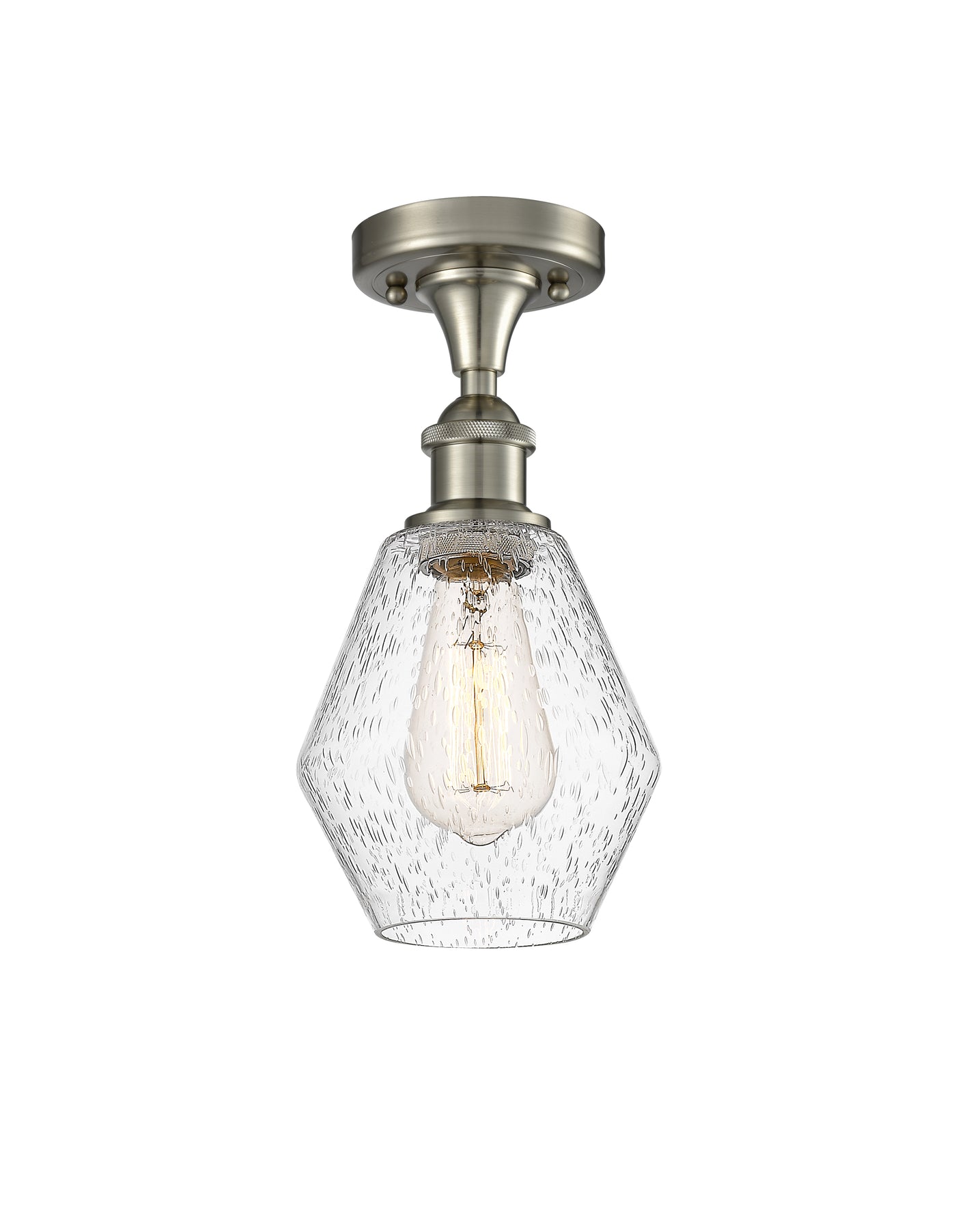 Ballston Semi-Flush Mount 6 Lights Cast Brass