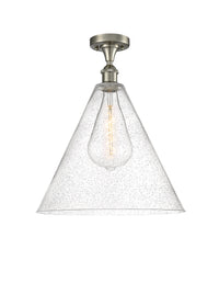 Ballston Semi-Flush Mount White Chrome