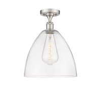 Ballston Semi-Flush Mount White Finish