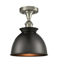 Ballston Semi-Flush Mount White Chrome