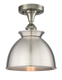 Ballston Semi-Flush Mount White Chrome