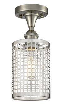 Ballston Semi-Flush Mount Polished Nickel