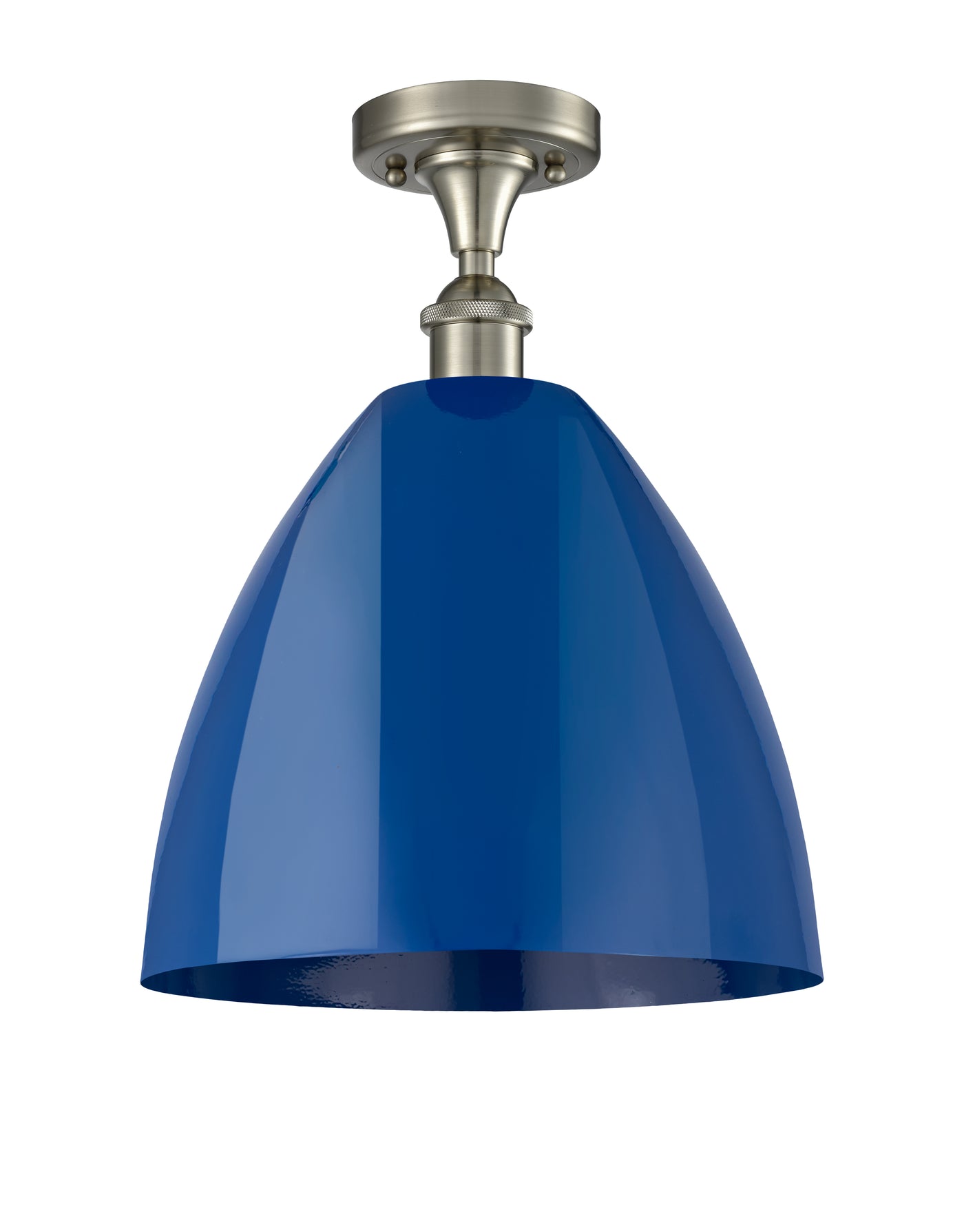 Ballston Semi-Flush Mount White Chrome