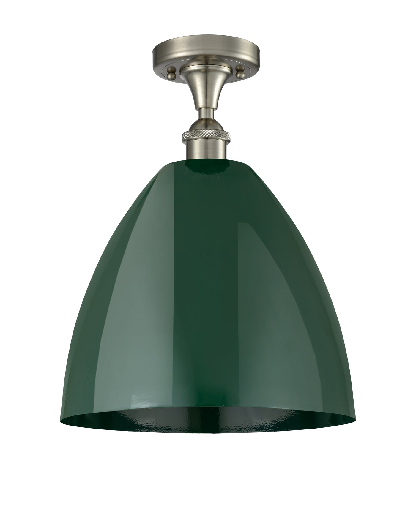 Ballston Semi-Flush Mount White Chrome