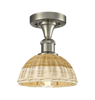 Ballston Semi-Flush Mount Brushed Satin Nickel