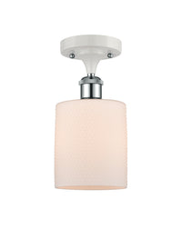 Ballston Semi-Flush Mount White Chrome