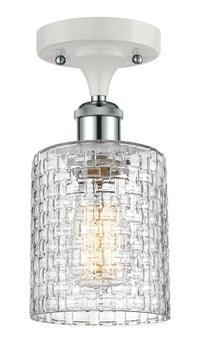 Ballston Semi-Flush Mount - Polished Chrome Finish