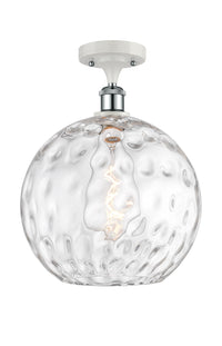 Ballston Semi-Flush Mount Water Glass Steel