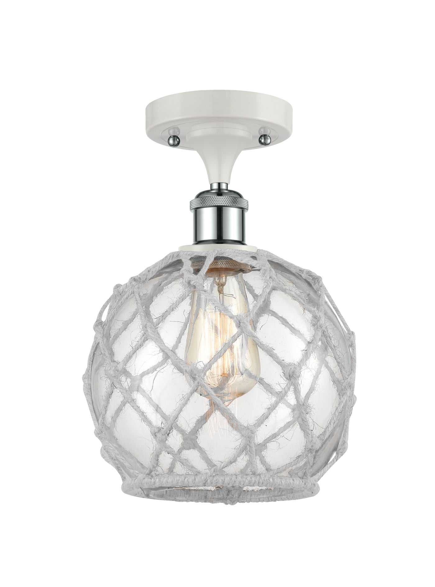 Ballston Semi-Flush Mount Polished Chrome