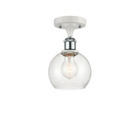 Ballston Semi-Flush Mount White Chrome