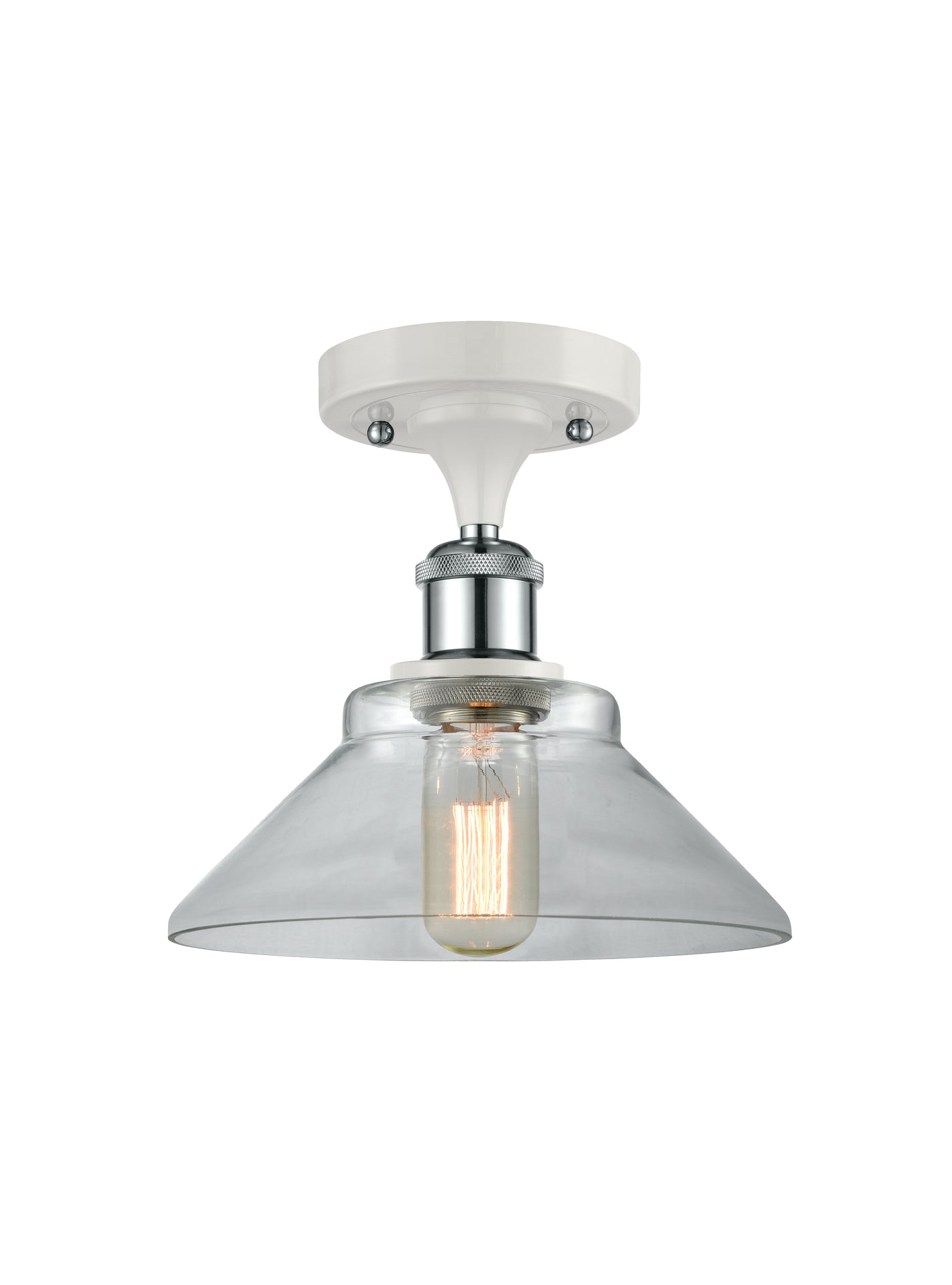 Ballston Semi-Flush Mount Clear Glass