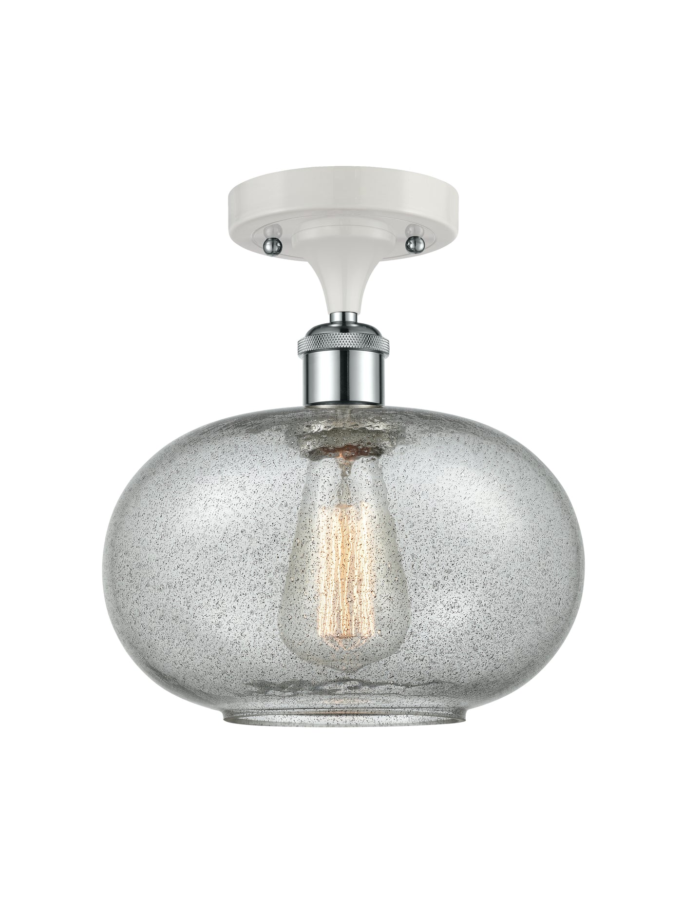 Ballston Semi-Flush Mount - Hand-Blown Glass Shade