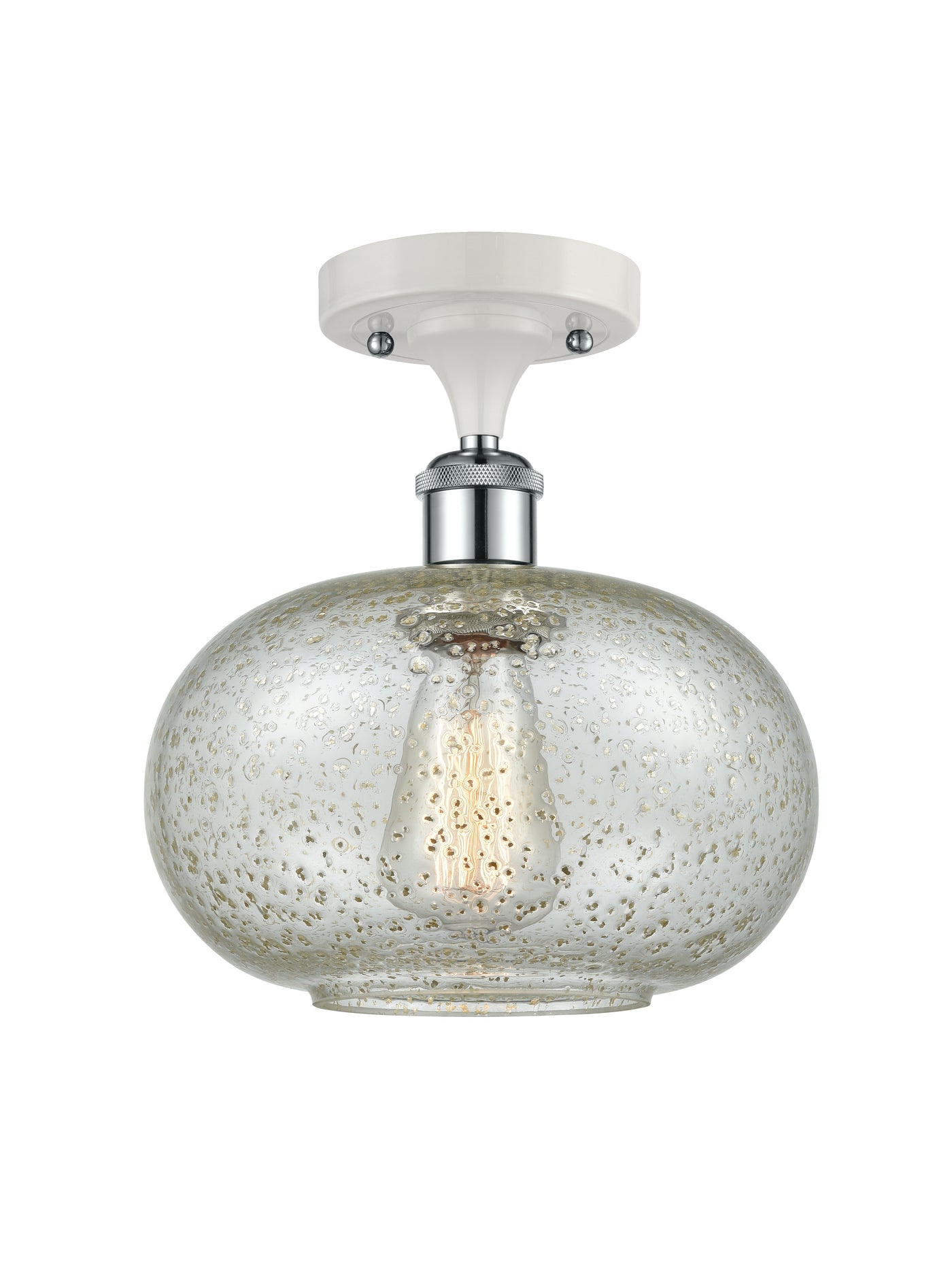 Ballston Semi-Flush Mount - Hand-Blown Glass Shade