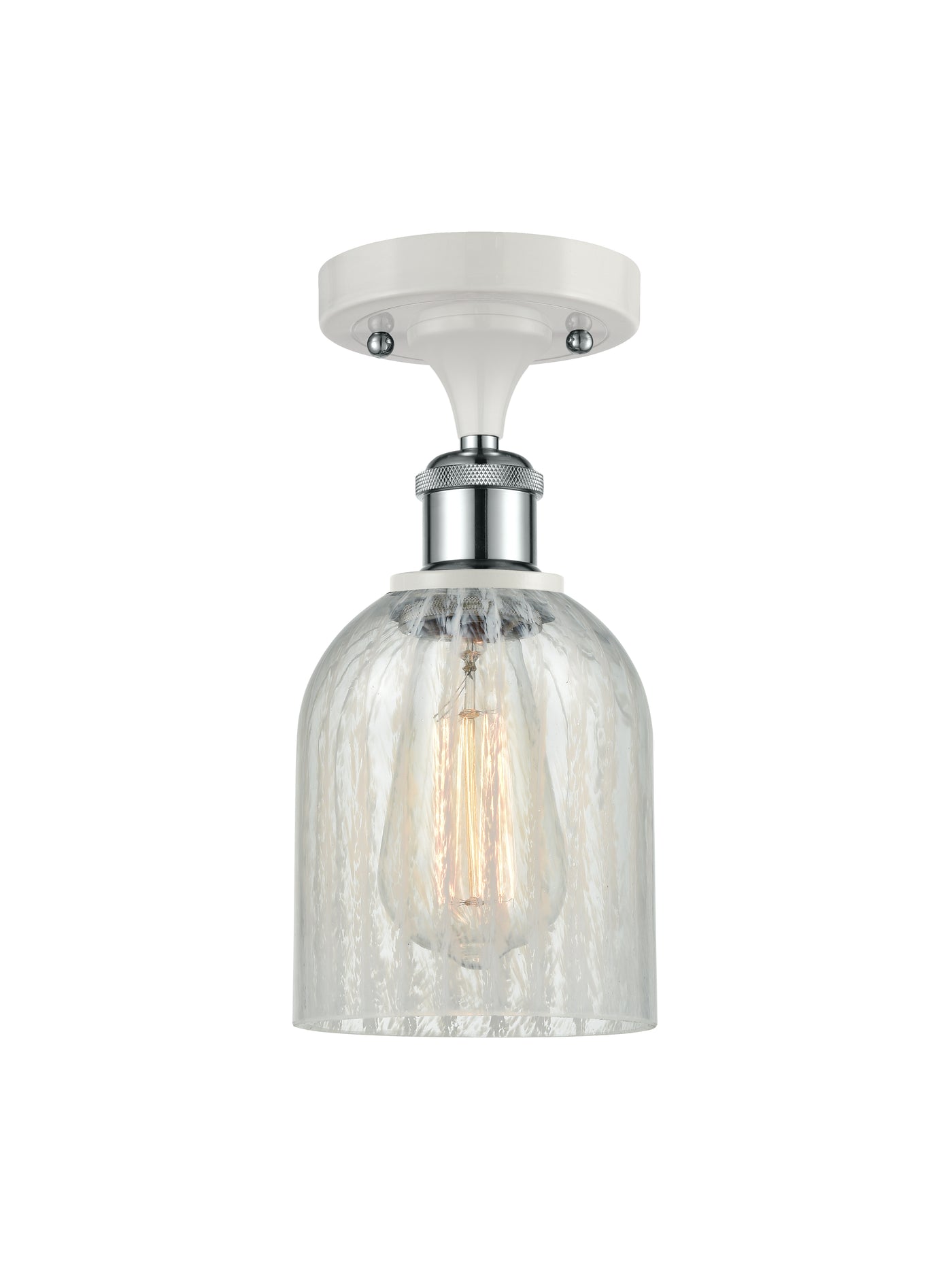 Ballston Semi-Flush Mount - Polished Chrome Finish