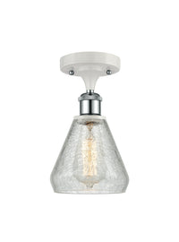 Ballston Semi-Flush Mount White Finish