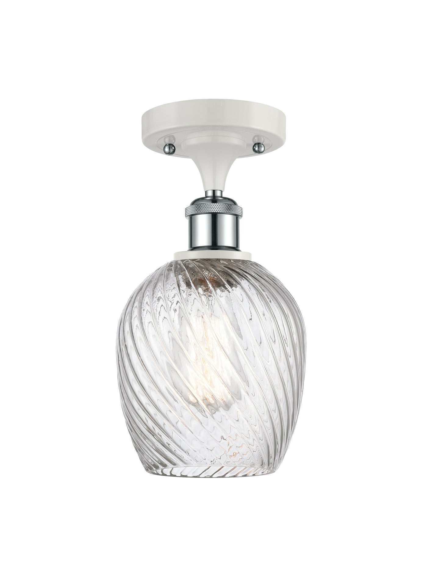 Ballston Semi-Flush Mount | Polished Chrome Shine