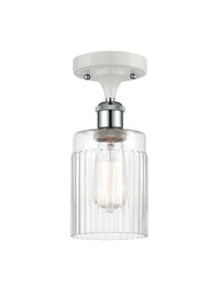 Ballston Semi-Flush Mount White Chrome