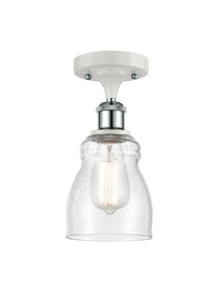 Ballston Semi-Flush Mount White Finish