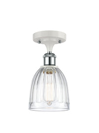 Ballston Semi-Flush Mount Cast Brass
