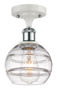 Ballston Semi-Flush Mount White Glass