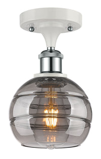 Ballston Semi-Flush Mount White Glass