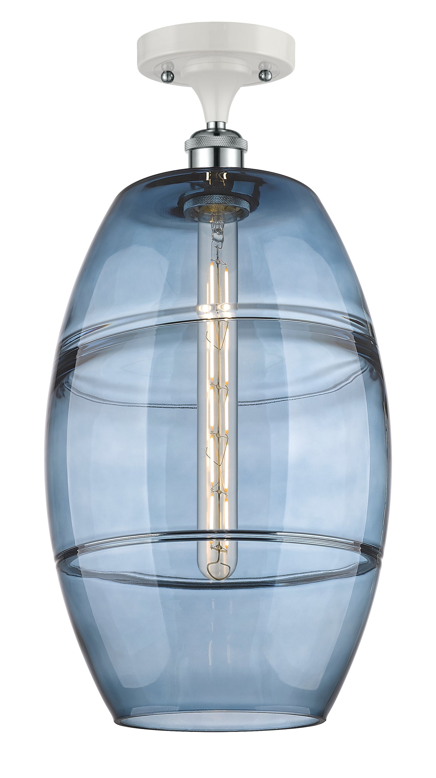 Ballston Semi-Flush Mount Cast Brass