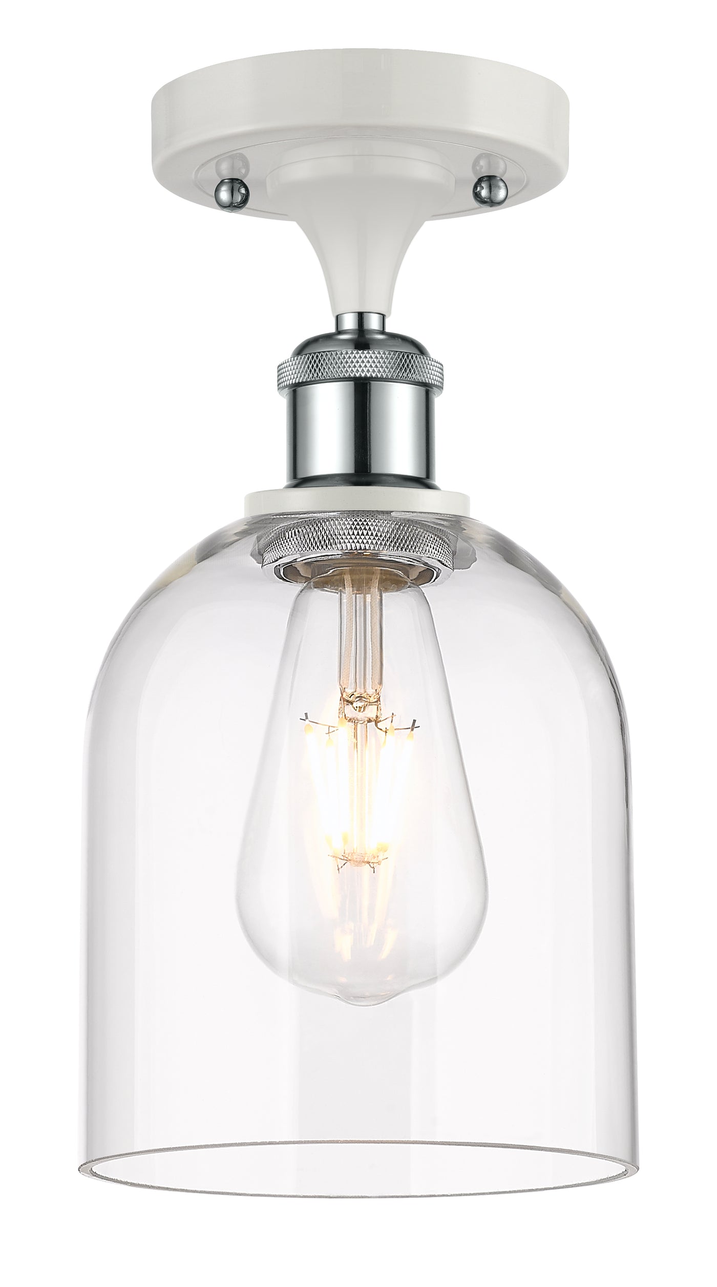 Ballston Semi-Flush Mount Polished Chrome