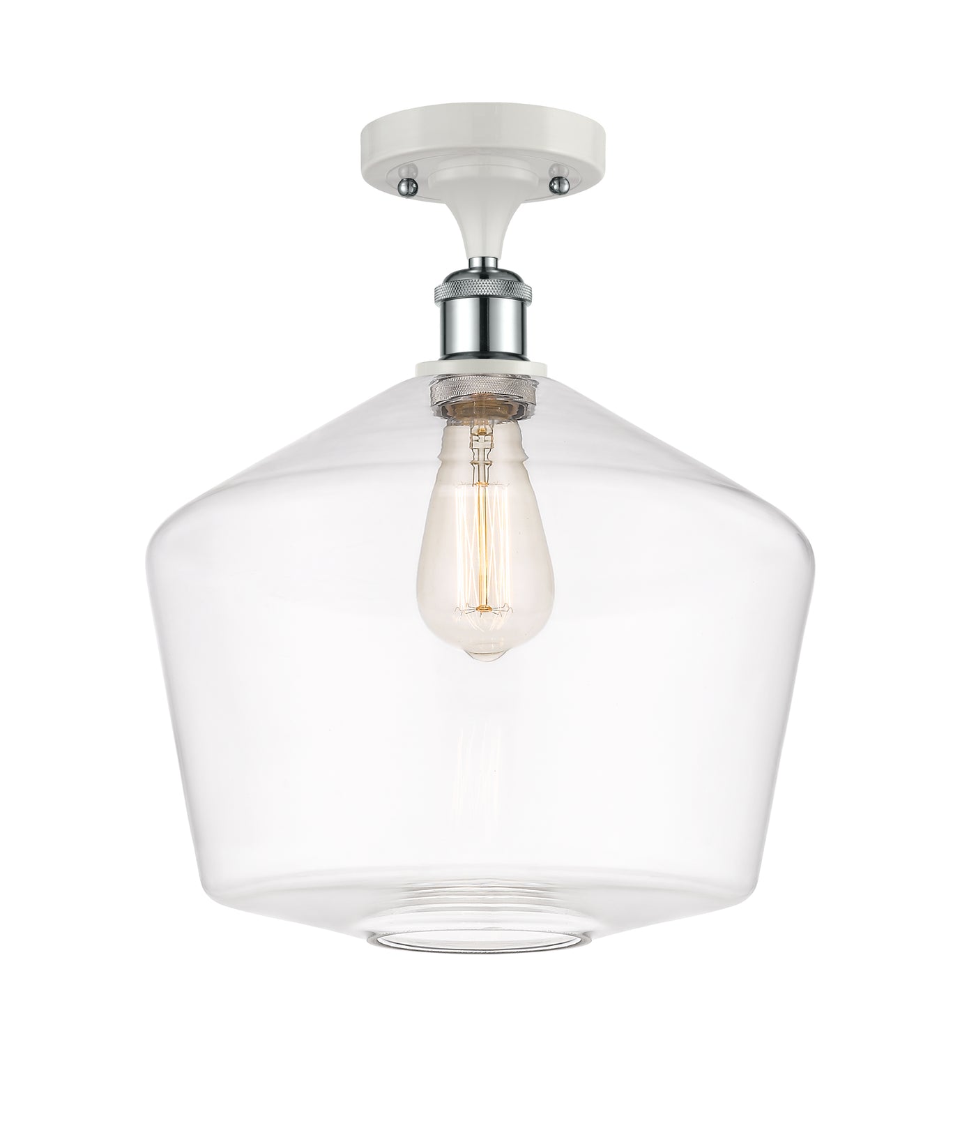 Ballston Semi-Flush Mount Cast Brass