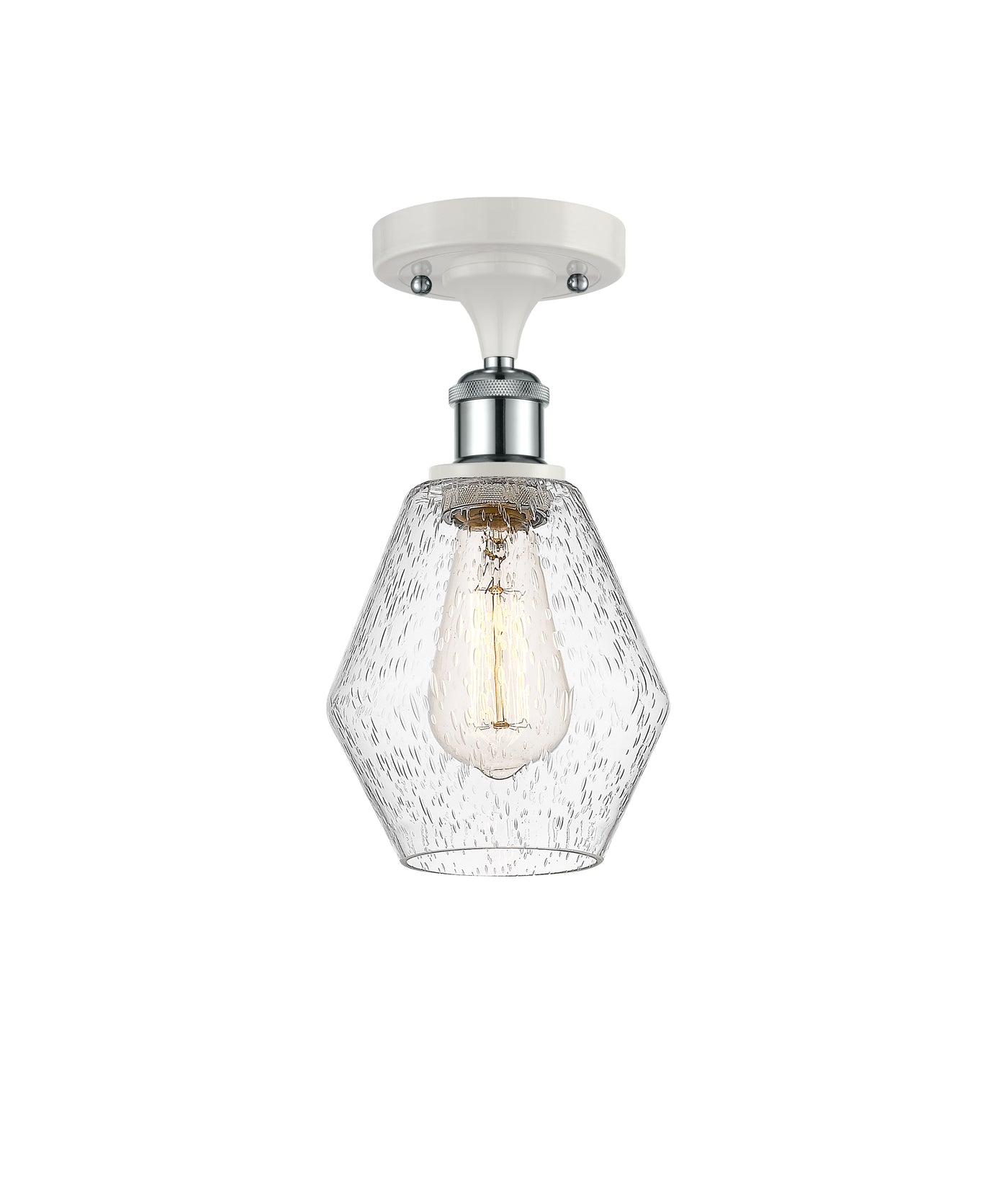 Ballston Semi-Flush Mount 12 Inch Chrome