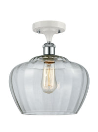 Ballston Semi-Flush Mount Chrome Brass