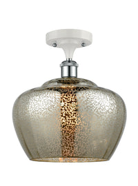Ballston Semi-Flush Mount Chrome Brass