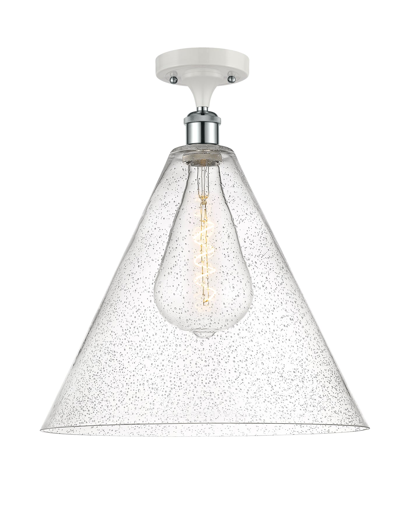 Ballston Semi-Flush Mount Polished Chrome