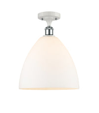 Ballston Semi-Flush Mount White Finish