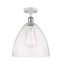 Ballston Semi-Flush Mount White Finish