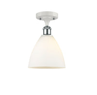 Ballston Semi-Flush Mount Cast Brass Chrome