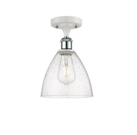 Ballston Semi-Flush Mount Cast Brass Chrome