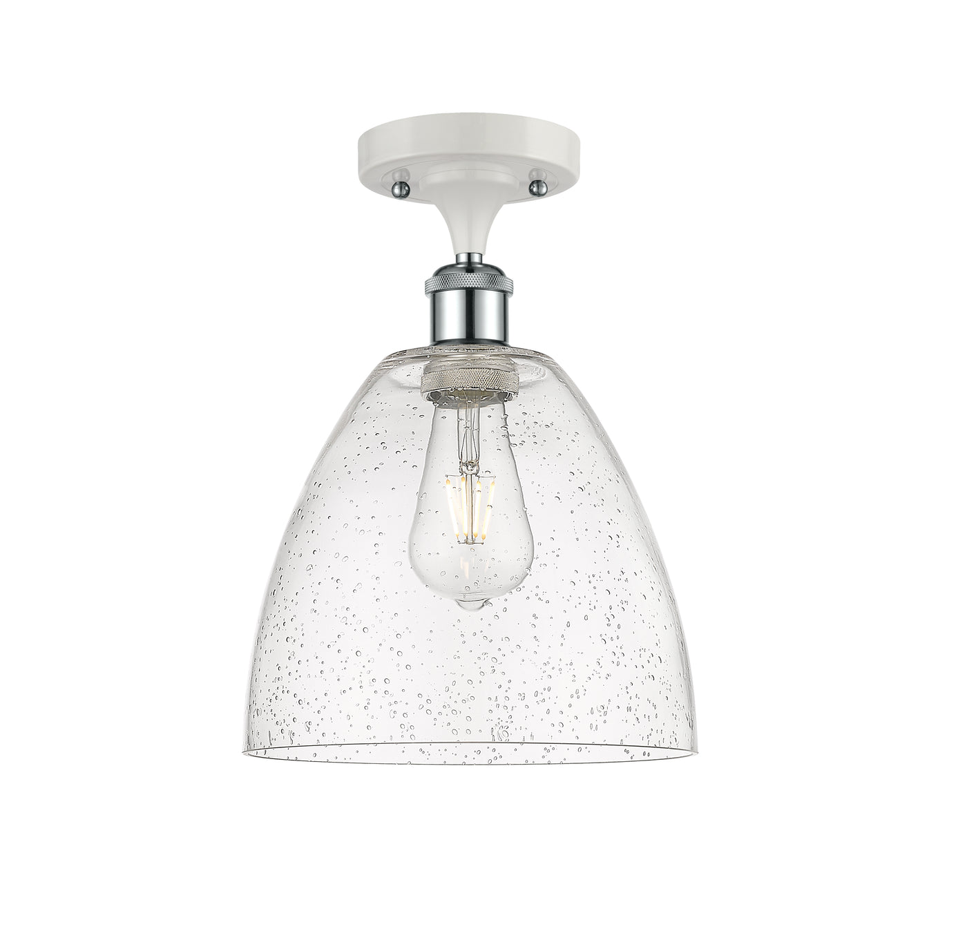 Ballston Semi-Flush Mount Polished Chrome