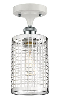 Ballston Semi-Flush Mount Polished Nickel