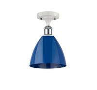 Ballston Semi-Flush Mount White Chrome