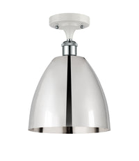 Ballston Semi-Flush Mount White Chrome