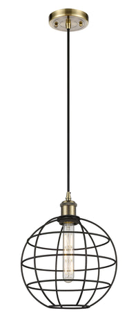 Ballston Mini Pendant Antique Brass 10 Inch