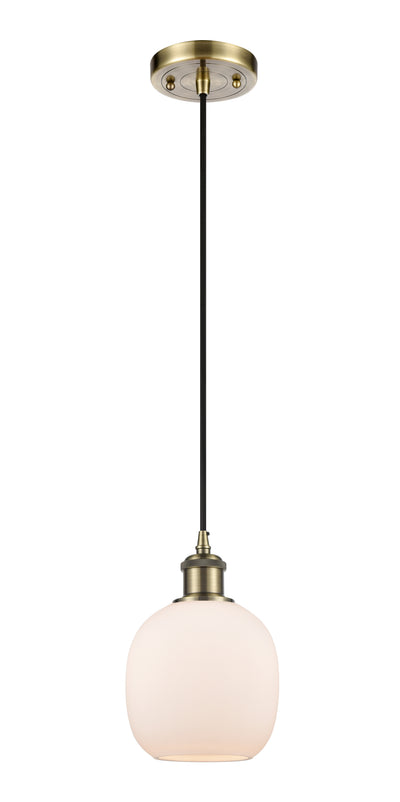 Ballston Mini Pendant Antique Brass Finish