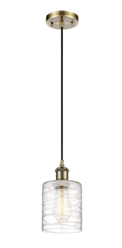 Ballston Mini Pendant Antique Brass Finish