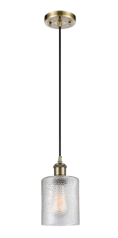 Ballston Mini Pendant Antique Brass Finish
