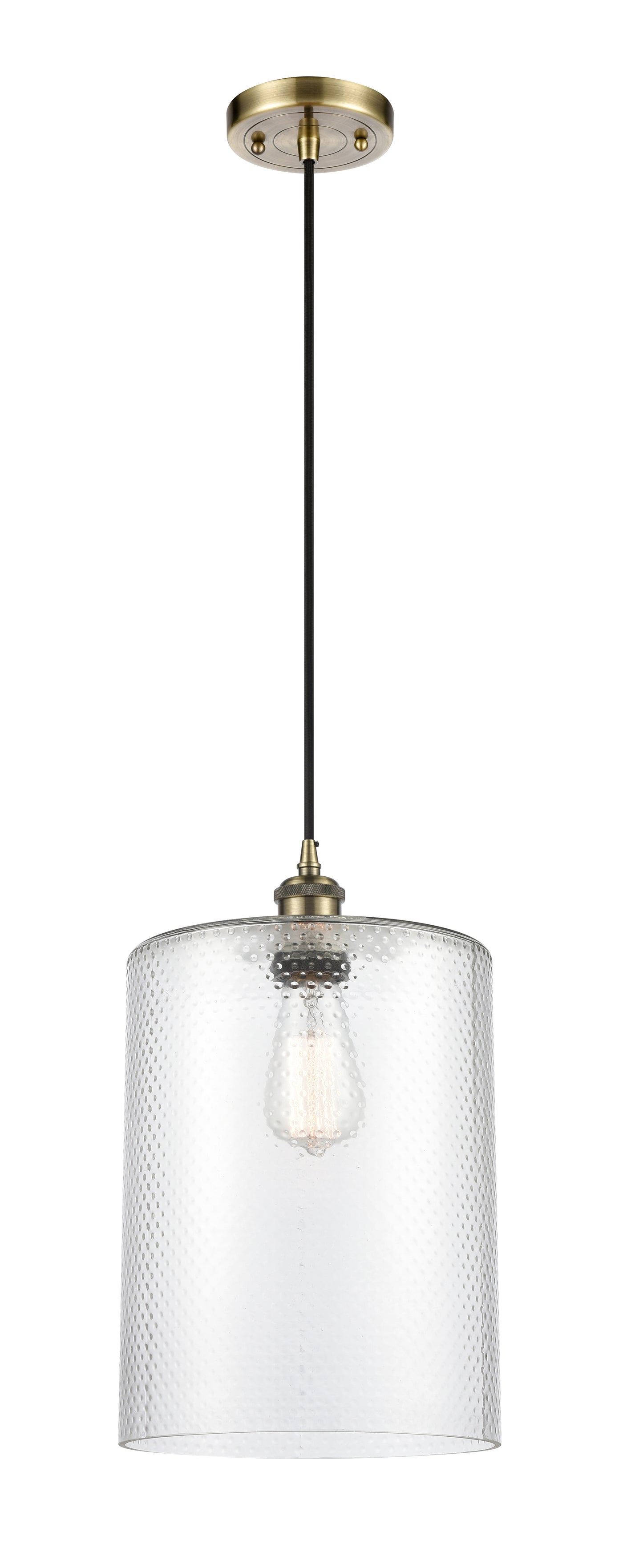 Ballston Mini Pendant Antique Brass Finish
