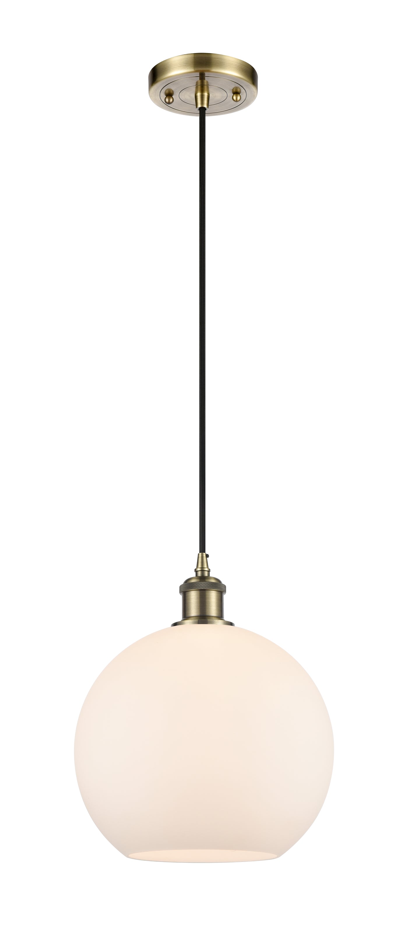 Ballston Mini Pendant Antique Brass Finish