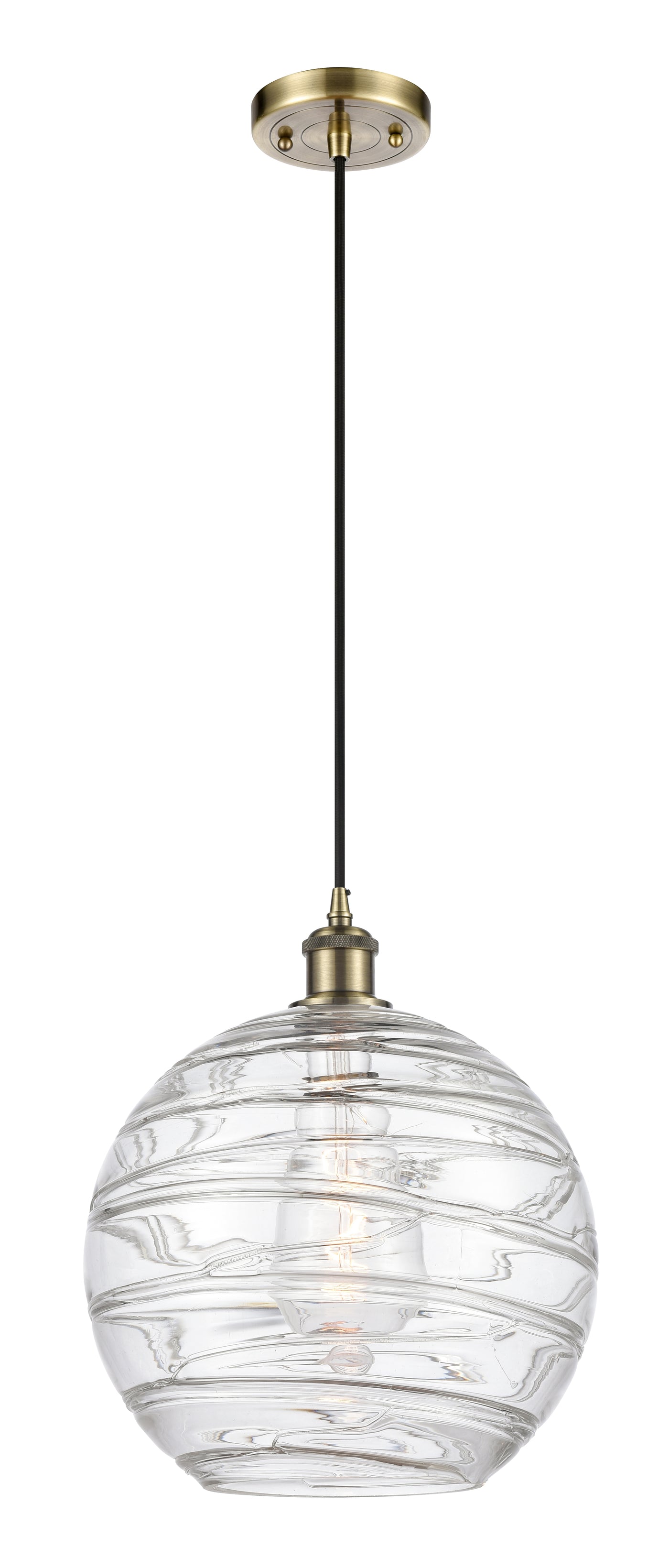 Ballston Mini Pendant Antique Brass Finish