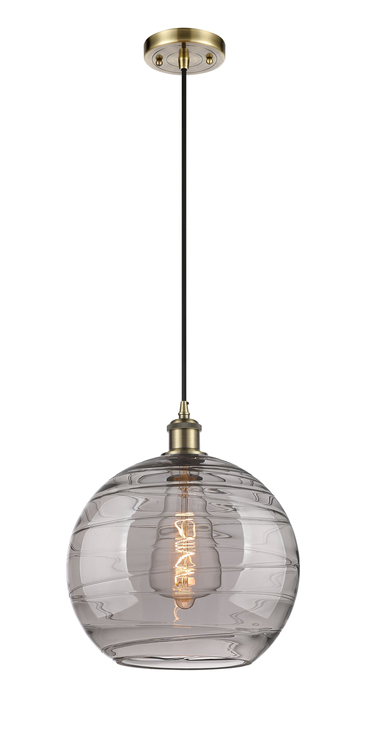 Ballston Mini Pendant Antique Brass Finish